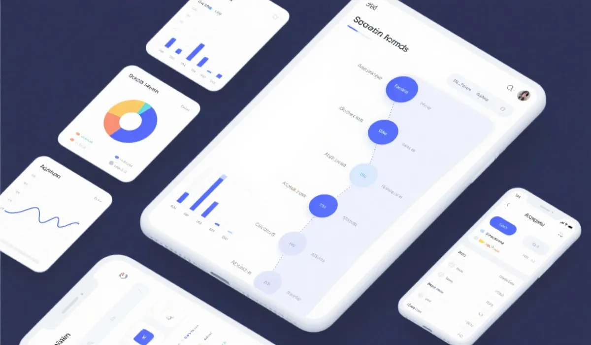 数据分析与走势图示意图